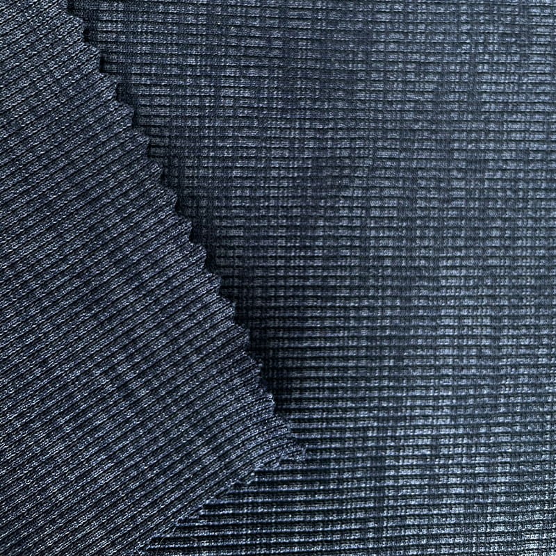 Rib Spandex 95% Polai 5% Láidir agus buan