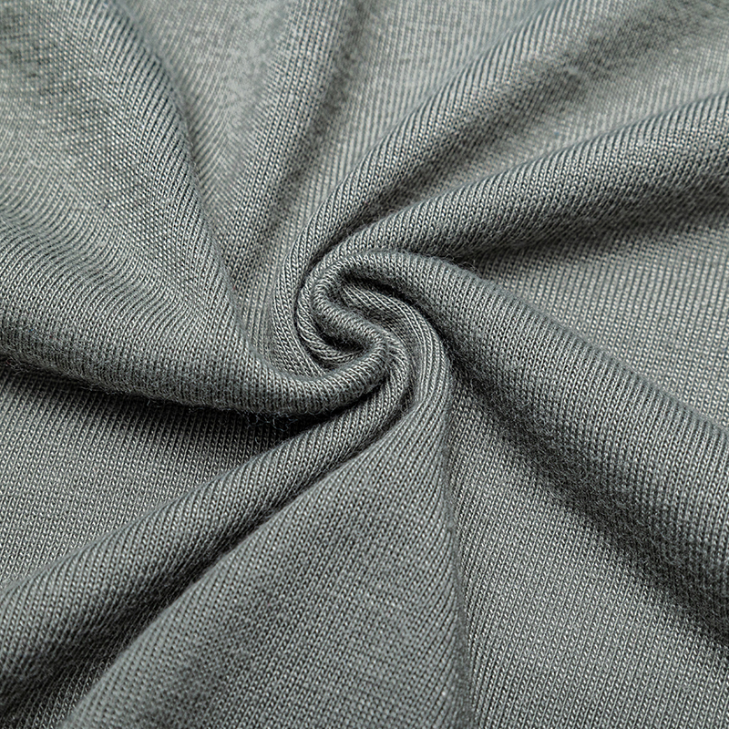 100% Polai Spun Aonair Jersey Lámh bhog